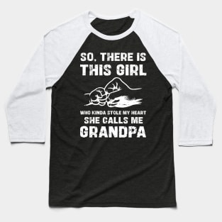 Granddaughter and Grandpa Father's Day Baseball T-Shirt